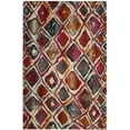 thumbnail image 1 of SAFAVIEH Radiance Keaton Geometric Diamonds Area Rug, Cream/Rust, 9' x 12', 1 of 3