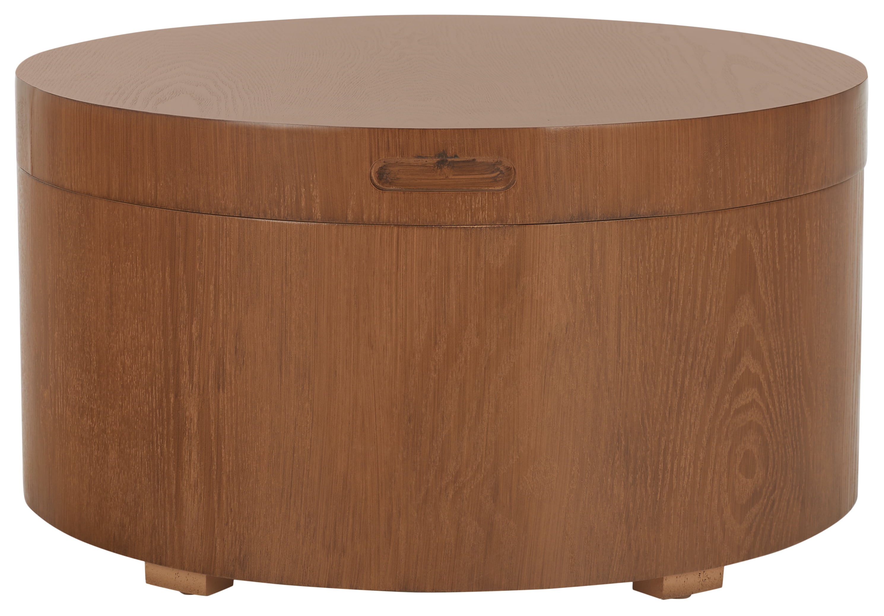 Rafaela Round Coffee Table - Natural Brown - Safavieh