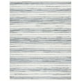thumbnail image 1 of SAFAVIEH Rag Benton Striped Cotton Area Rug, Ivory/Grey, 8' x 8' Round, 1 of 10