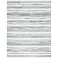 thumbnail image 1 of SAFAVIEH Rag Benton Striped Cotton Area Rug, Ivory/Grey, 8' x 8' Square, 1 of 10