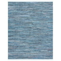 SAFAVIEH Rag Candis Striped Cotton Area Rug, Blue/Multi, 10' x 14'