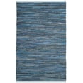 thumbnail image 1 of SAFAVIEH Rag Candis Striped Cotton Area Rug, Blue/Multi, 5' x 8', 1 of 7