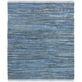 thumbnail image 1 of SAFAVIEH Rag Candis Striped Cotton Area Rug, Blue/Multi, 6' x 6' Square, 1 of 10