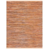SAFAVIEH Rag Candis Striped Cotton Area Rug, Gold/Multi, 10' x 14'