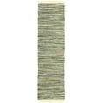 thumbnail image 1 of SAFAVIEH Rag Candis Striped Cotton Runner Rug, Light Green/Multi, 2'3" x 8', 1 of 8