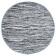 thumbnail image 1 of SAFAVIEH Rag Dania Striped Cotton Area Rug, Grey, 6' x 6' Round, 1 of 10