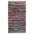 thumbnail image 1 of SAFAVIEH Rag Dania Striped Cotton Area Rug, Multi, 2'6" x 4', 1 of 11