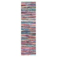 thumbnail image 1 of SAFAVIEH Rag Dania Striped Cotton Runner Rug, Multi, 2'3" x 12', 1 of 11