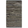thumbnail image 1 of SAFAVIEH Rag Fergal Striped Cotton Area Rug, Black/Multi, 3' x 5', 1 of 11
