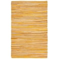thumbnail image 1 of SAFAVIEH Rag Fergal Striped Cotton Area Rug, Yellow/Multi, 5' x 8', 1 of 12