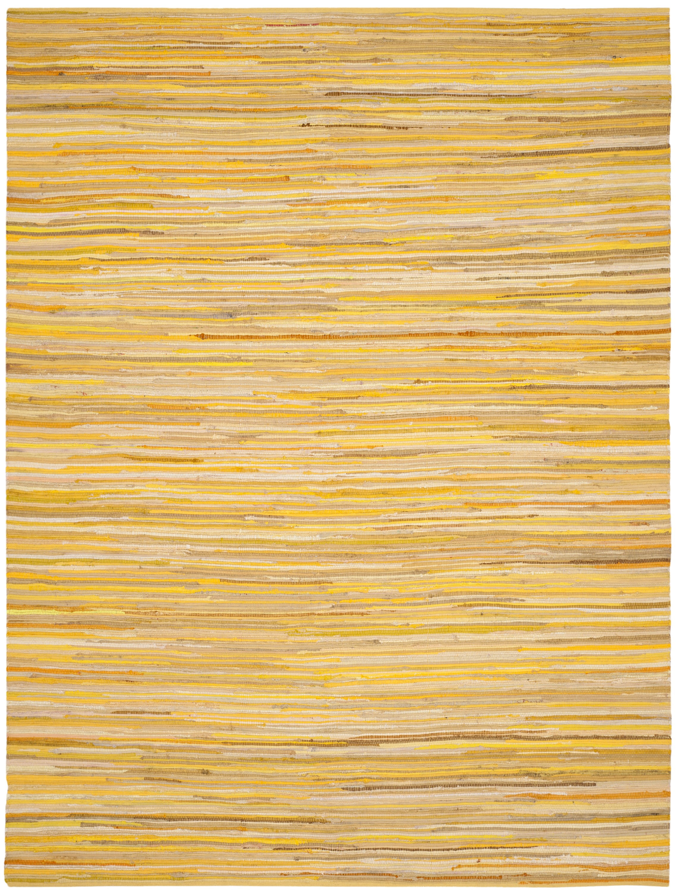 Free Shipping! SAFAVIEH Rag Fergal Striped Cotton Area Rug, Yellow ...