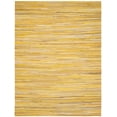thumbnail image 1 of SAFAVIEH Rag Fergal Striped Cotton Area Rug, Yellow/Multi, 8' x 10', 1 of 12