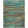 thumbnail image 1 of SAFAVIEH Rag Petar Striped Cotton Area Rug, Green/Multi, 9' x 12', 1 of 12