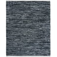 thumbnail image 1 of SAFAVIEH Rag Robynne Striped Cotton Area Rug, Black, 9' x 12', 1 of 11