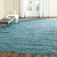 SAFAVIEH Rag Robynne Striped Cotton Area Rug, Blue/Multi, 11' x 15
