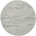 thumbnail image 1 of SAFAVIEH Rag Robynne Striped Cotton Area Rug, Grey, 4' x 4' Round, 1 of 10