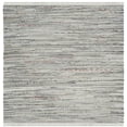 thumbnail image 1 of SAFAVIEH Rag Robynne Striped Cotton Area Rug, Grey, 7' x 7' Square, 1 of 11