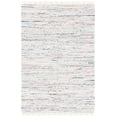 thumbnail image 1 of SAFAVIEH Rag Robynne Striped Cotton Area Rug, Ivory/Multi, 5' x 8', 1 of 10