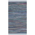 thumbnail image 1 of SAFAVIEH Rag Robynne Striped Cotton Area Rug, Purple/Multi, 3' x 5', 1 of 10