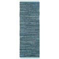 thumbnail image 1 of Safavieh Rag Rug Collection Transational Striped Boho, Runner, Stripe Hand Woven Blue/Multi Runner Rugs, 2'3" x 6' Runner, Stain Resistant, 1 of 10