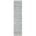 thumbnail image 1 of SAFAVIEH Rag Robynne Striped Cotton Runner Rug, Grey, 2'3" x 12', 1 of 10