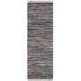 thumbnail image 1 of SAFAVIEH Rag Robynne Striped Cotton Runner Rug, Rust/Multi, 2'3" x 6', 1 of 12