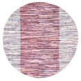 thumbnail image 1 of SAFAVIEH Rag Romeo Striped Cotton Area Rug, Red/Grey, 6' x 6' Round, 1 of 7