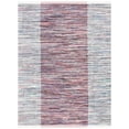 thumbnail image 1 of SAFAVIEH Rag Romeo Striped Fringe Cotton Area Rug, Red/Grey, 9' x 12', 1 of 7
