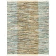 thumbnail image 1 of SAFAVIEH Rag Romeo Striped Fringe Cotton Area Rug, Rust/Gold, 9' x 12', 1 of 10