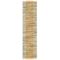 thumbnail image 1 of SAFAVIEH Rag Romeo Striped Fringe Cotton Runner Rug, Rust/Gold, 2'3" x 9', 1 of 7