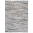 thumbnail image 1 of SAFAVIEH Rag Rug LACEWORK Distressed Area Rug, Light Blue/Black, 8' x 10', 1 of 7