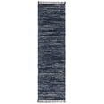 thumbnail image 1 of SAFAVIEH Rag Rug LACEWORK Distressed Runner Rug, Navy/Black, 2'3" x 8', 1 of 7