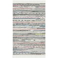 thumbnail image 1 of SAFAVIEH Rag Skylar Striped Cotton Area Rug, Ivory/Multi, 2' x 3', 1 of 8