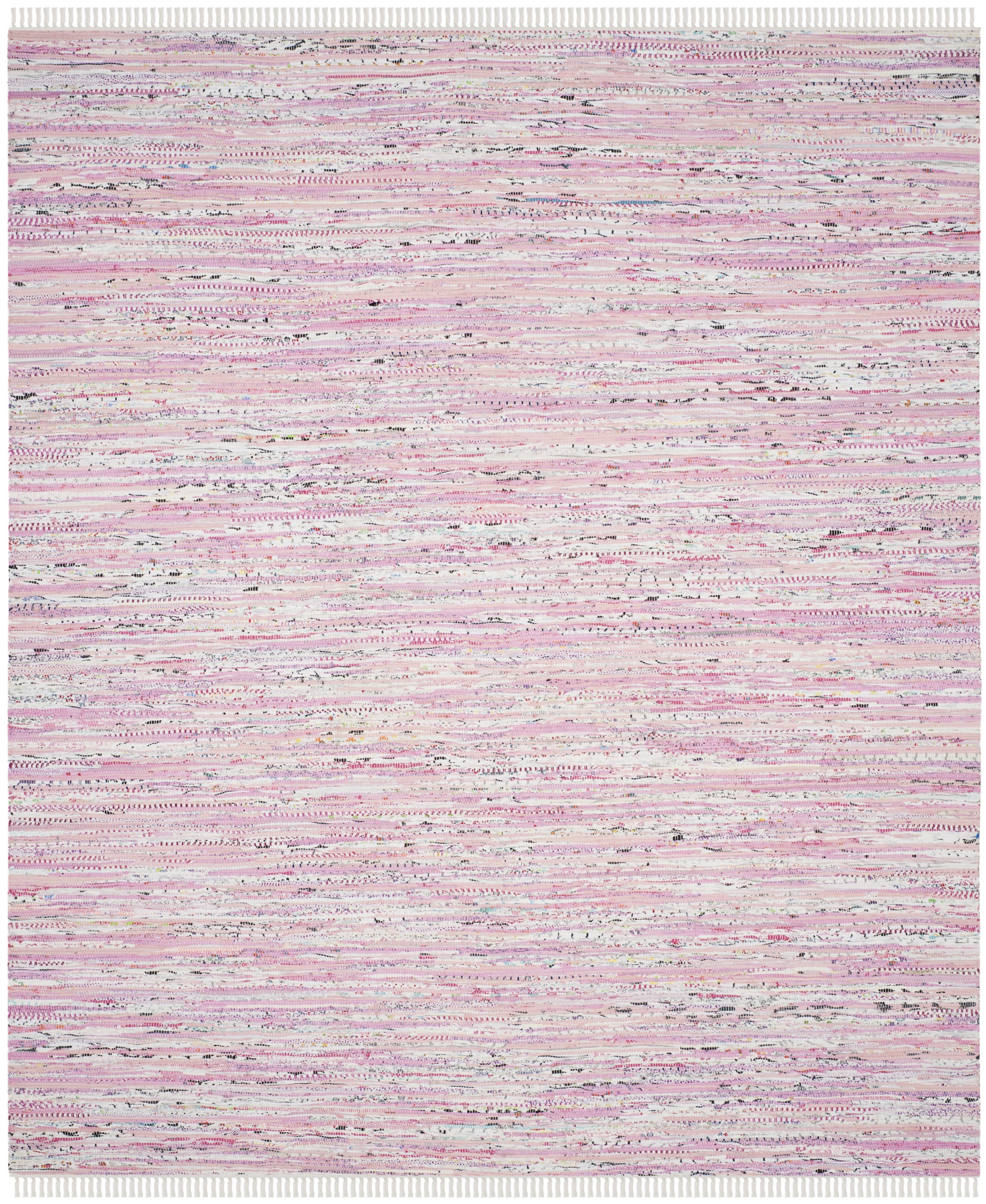 Multicolor Handwoven Cotton Rag Area Rug, 9' x 12'