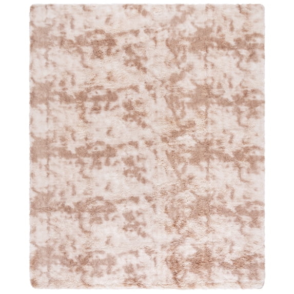 SAFAVIEH Rainbow Jaki Abstract Shag Area Rug, Beige, 8' x 10'