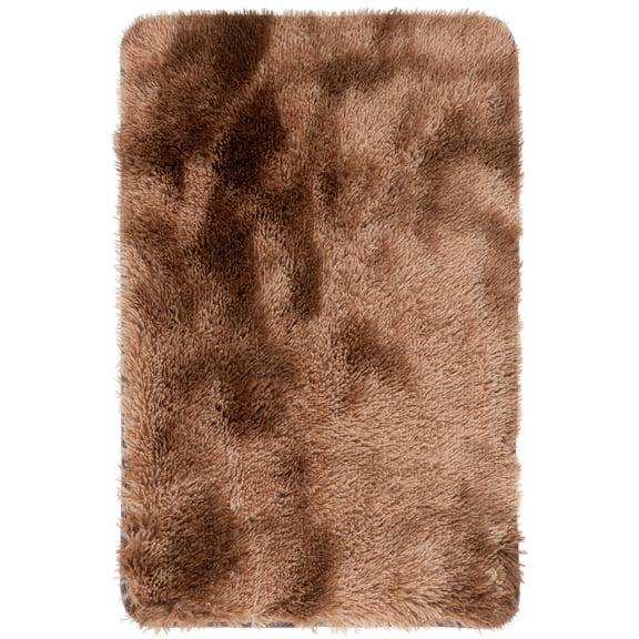 SAFAVIEH Rainbow Jaki Abstract Shag Area Rug, Brown, 2' x 3'