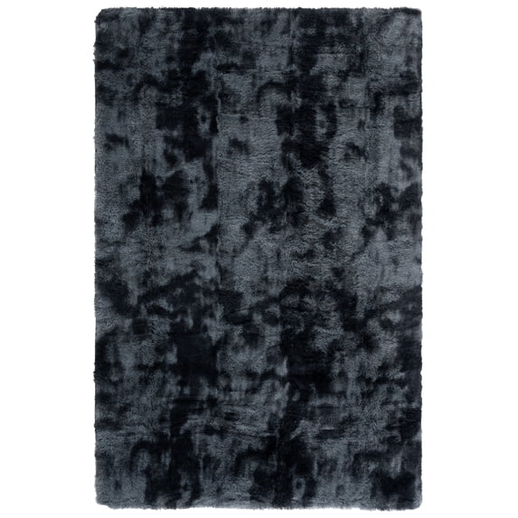 SAFAVIEH Rainbow Jaki Abstract Shag Area Rug, Dark Gray, 5' x 8'