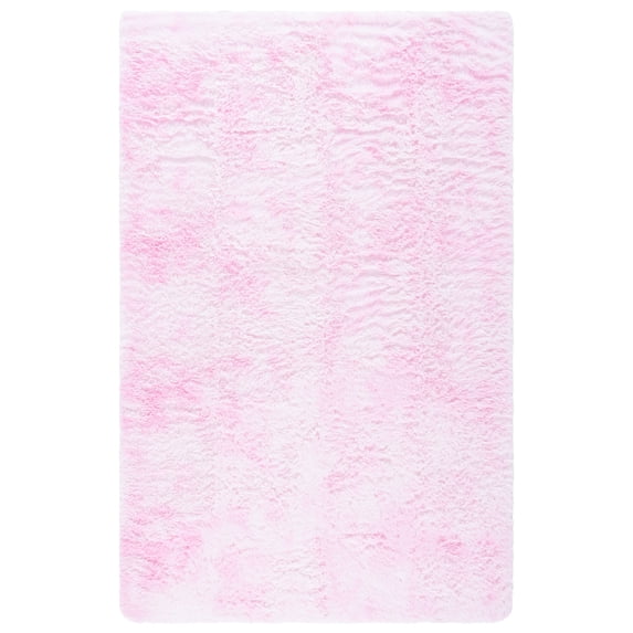 SAFAVIEH Rainbow Jaki Abstract Shag Area Rug, Pink, 5' x 7'