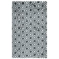 thumbnail image 1 of SAFAVIEH Rainbow Taegan Geometric Shag Area Rug, Charcoal/White, 8' x 10', 1 of 7