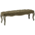 thumbnail image 1 of SAFAVIEH Ramsey Traditional Glam Tufted Bench, Spruce, 1 of 4