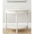 thumbnail image 1 of SAFAVIEH Randell Nautical Rustic Demilune Console, White, 1 of 5