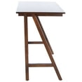 thumbnail image 1 of SAFAVIEH Redding Solid Classic Modern Writing Desk, Walnut, 1 of 11