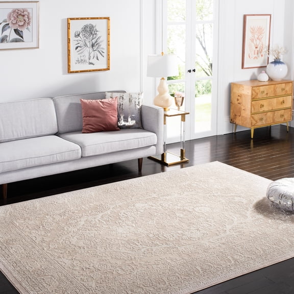 Safavieh Reflection Alayna Oriental Area Rug, Beige/Cream, 10' x 10' Square
