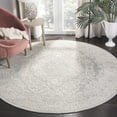 thumbnail image 1 of Safavieh Reflection Alayna Oriental Area Rug, Light Gray/Cream, 3' x 3' Round, 1 of 9