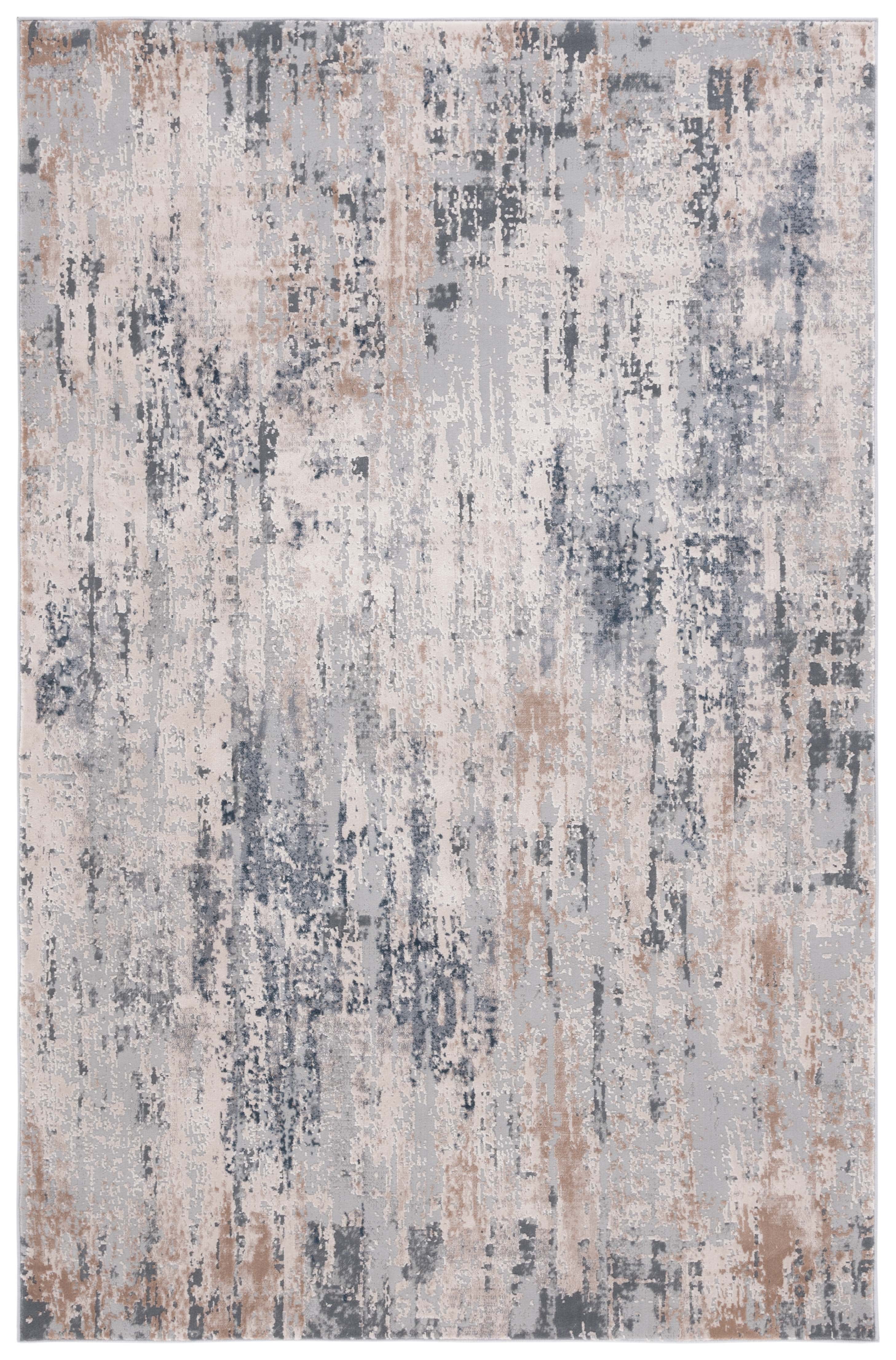 SAFAVIEH Reflection Baldric Oriental Area Rug, Cream/Grey, 5'1" x 7'6 ...