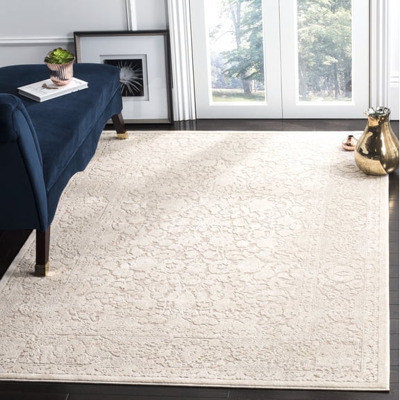 SAFAVIEH Reflection Dermot Traditional Area Rug, Beige/Cream, 6'7" x 6'7" Square
