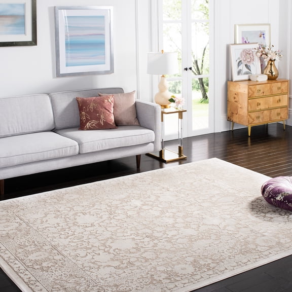 Safavieh Reflection Dermot Oriental Area Rug, Beige/Cream, 8' x 8' Square