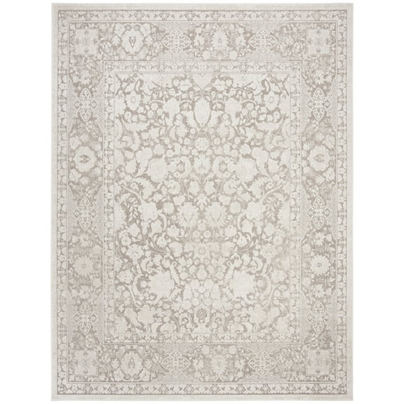SAFAVIEH Reflection Dermot Traditional Area Rug, Beige/Cream, 9' x 12'