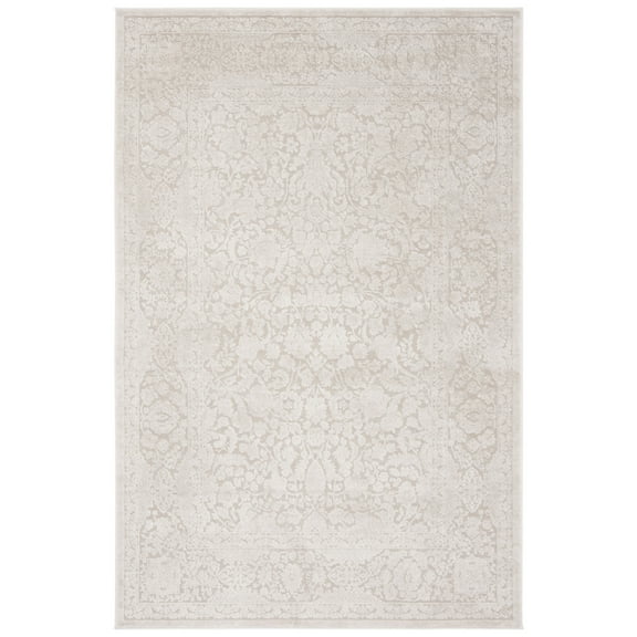 SAFAVIEH Reflection Dermot Traditional Area Rug, Cream/Ivory, 4' x 6'