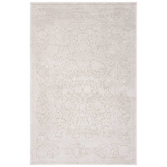 SAFAVIEH Reflection Dermot Traditional Area Rug, Cream/Ivory, 4' x 6'